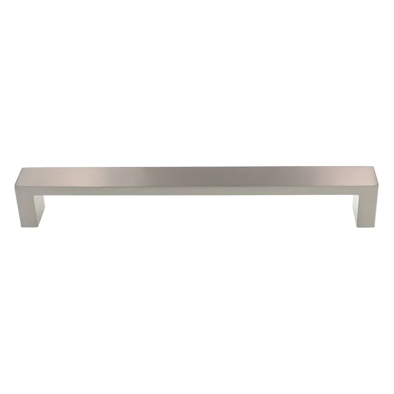 Top Knobs Santuary Modern Metro Square Pull 7" CTC Brushed Satin Nickel TK252BSN