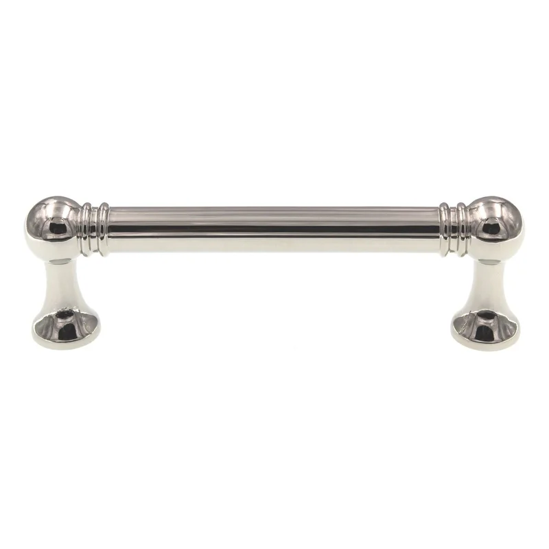 Top Knobs Serene Kara Cabinet Bar Pull 3 3/4" (96mm) CTC Polished Nickel TK802PN