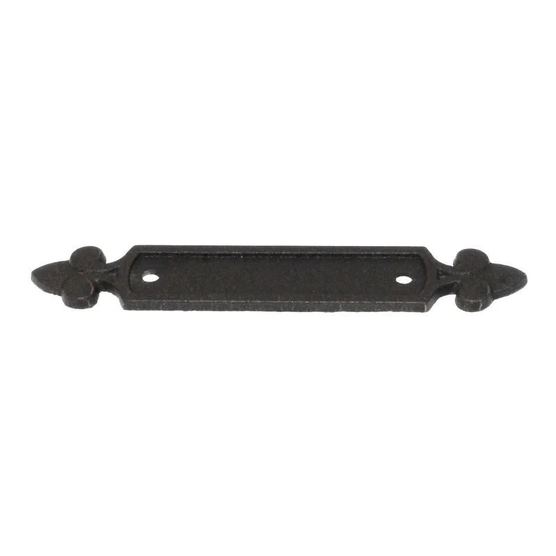 Top Knobs Tuscany Dover Cabinet Backplate for 2 1/2" CTC Pull Rust TKM194