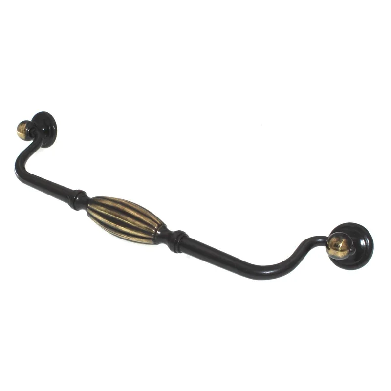 Top Knobs Tuscany Drawer Bail Pull 8 13/16" (224mm) CTC Dark Antique Brass M141