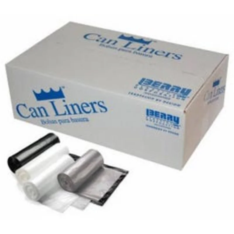 Trash Can Liners, Gray, 60-Gal., 100-Ct.