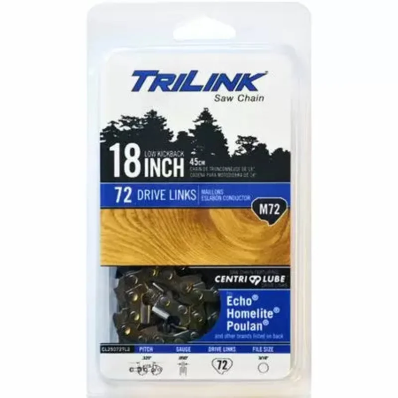 Trilink Saw Chain 18" Semi Chisel Saw Chain - 0.050 in. - 72 Drive Links