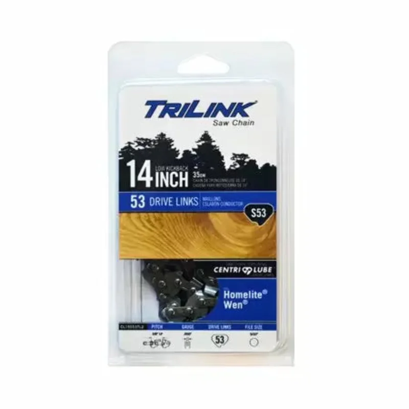 Trilink Saw Chain Chainsaw Chain 3/8 LP Semi-Chisel 14"  .050 Gauge 53 Drive Links
