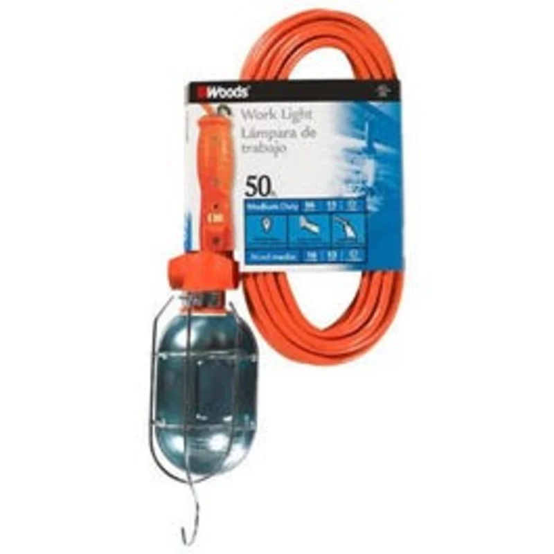 Trouble Light, 75-Watts, 50-Ft. Cord
