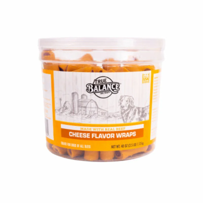 True Balance Cheese Beef Flavor Wraps Dog Food
