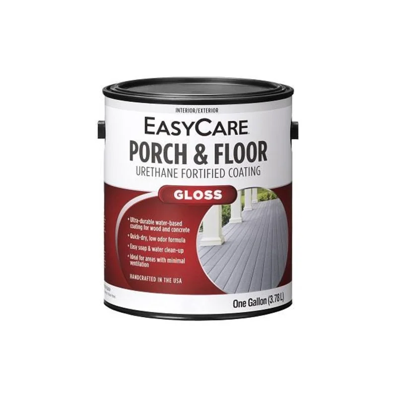 True Value EasyCare 1 Gal. White Pastel Base Gloss Urethane Fortified Interior/Exterior Porch & Floor Coating White