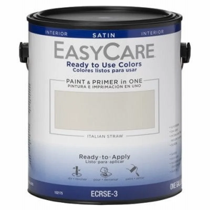 True Value EasyCare Ready to Use Colors Interior Satin Acrylic Latex Paint Italian Straw