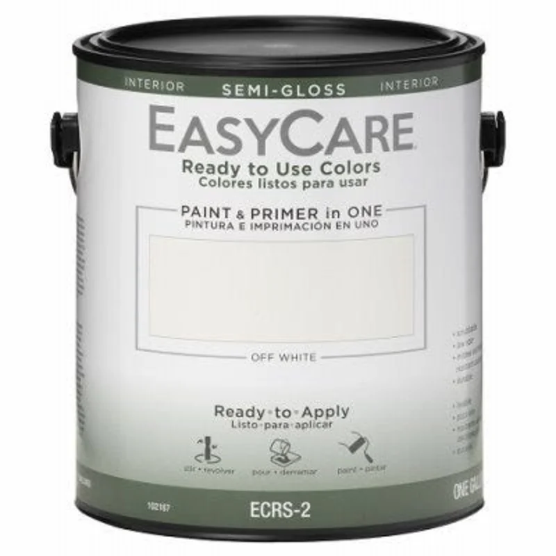 True Value EasyCare Ready to Use Colors Interior Semi-Gloss Acrylic Latex Paint Off White