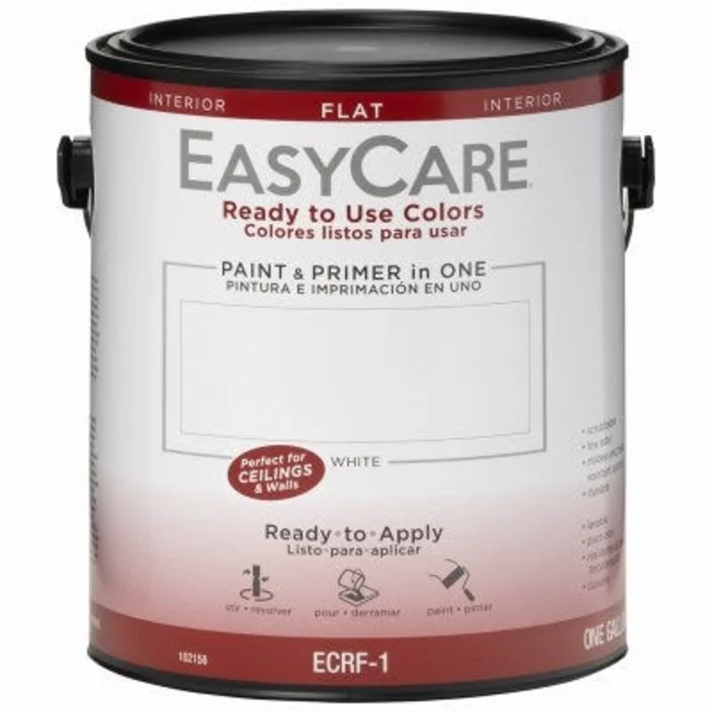 True Value EasyCare Ready To Use Colors Paint & Primer Interior Flat Latex White
