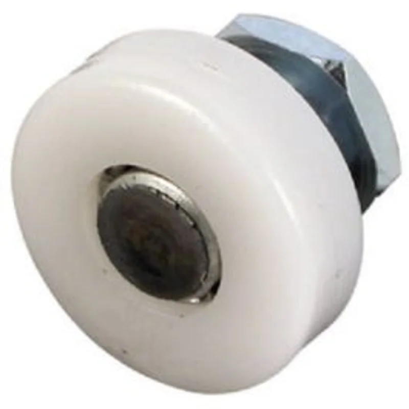 Tub Enclosure Sliding Shower Door Roller & Hex Nut, 2-Pk.