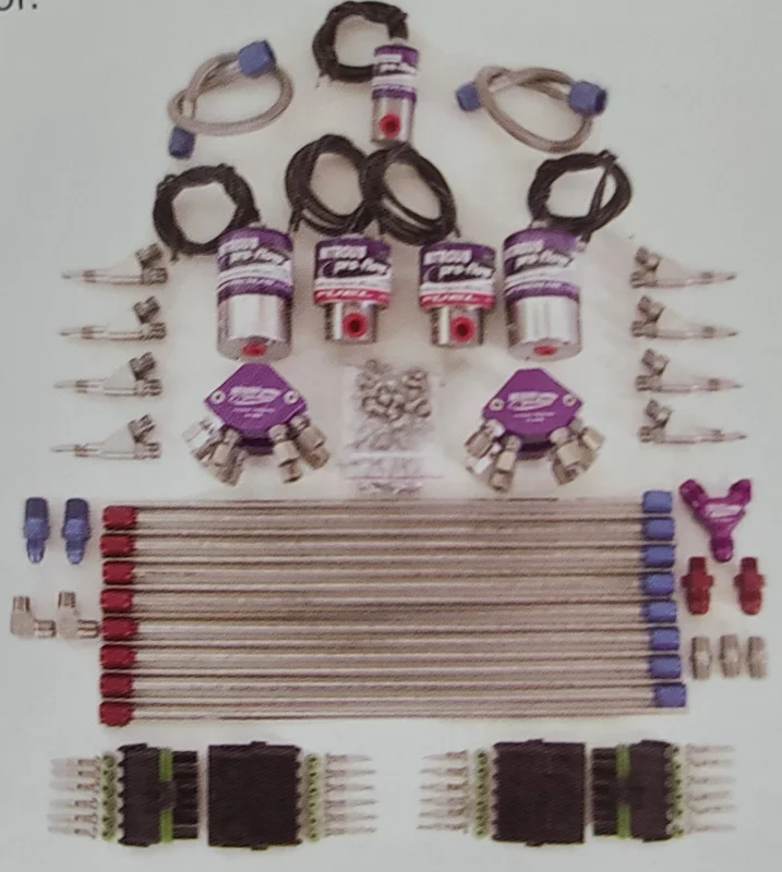Two Stage *WET* Direct Port System 150-1000+ HP 90 Degree Kit