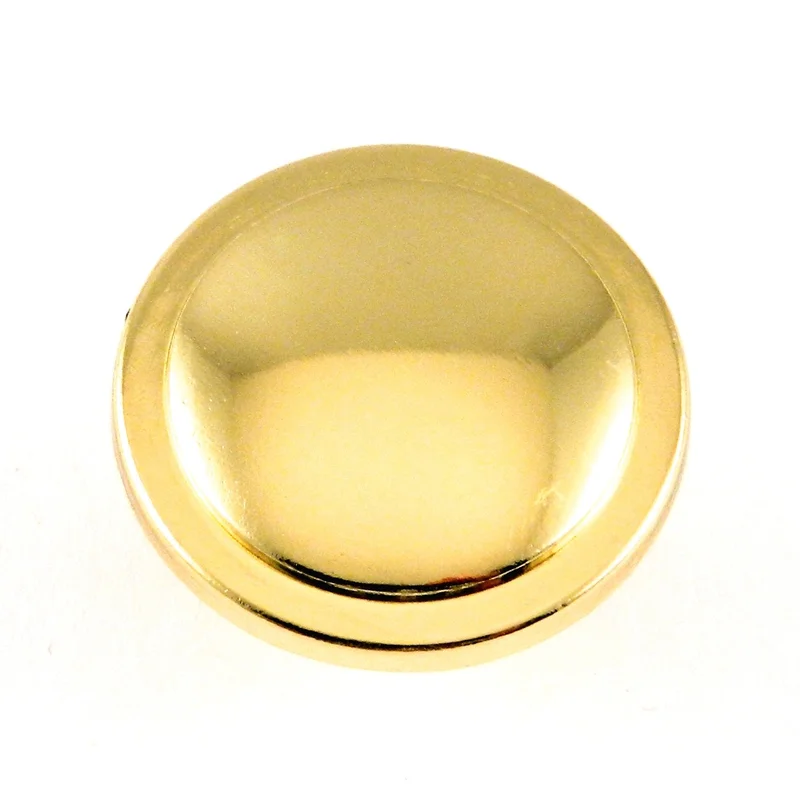 Ultra Designer's Edge 1 1/4 Inch Cabinet Decorative  Knob Polished Brass 41521