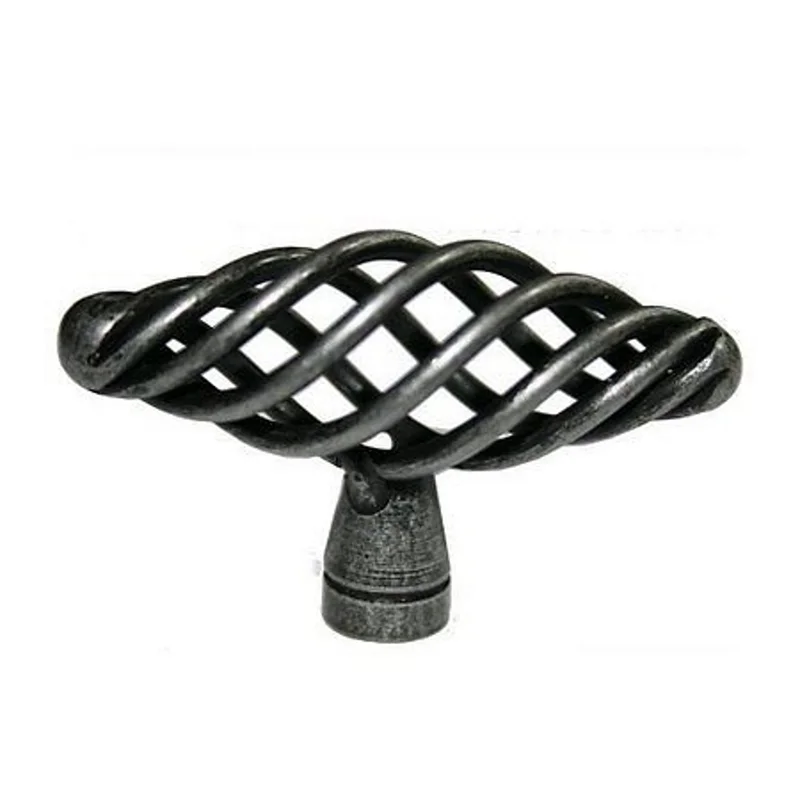 Ultra Designer's Edge Antique Pewter Birdcage Oblong 2 3/8" Knob 41730