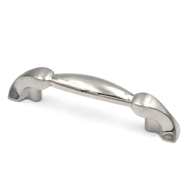 Ultra Designer's Edge Brushed Nickel Arch Curved 3"cc Handle Pull 59229