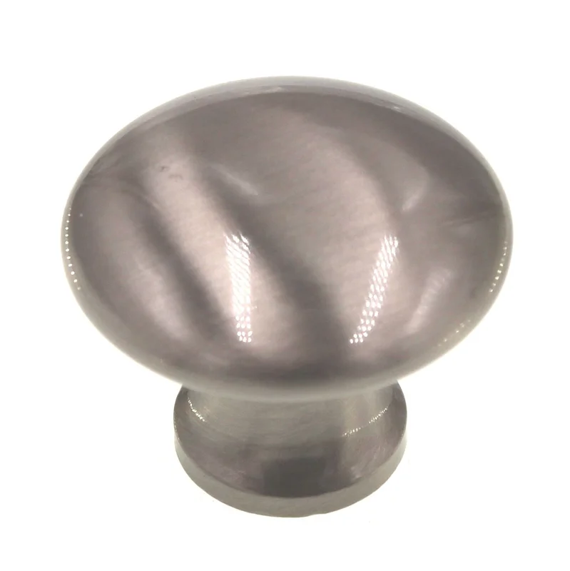 Ultra Hardware 1 1/4" Round Cabinet Knob Satin Nickel Solid Brass 41753
