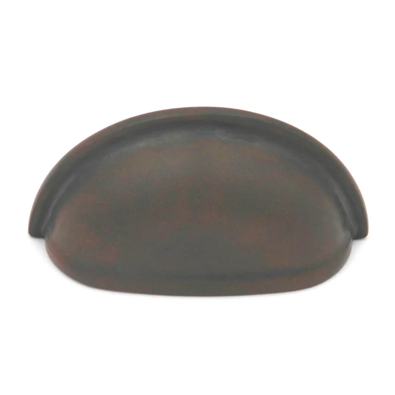 Ultra Hardware Designer's Edge 3"cc Drawer Cup Pull Rust Finish 59250