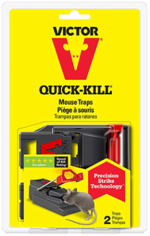 VICTOR QUICK-KILL MOUSE TRAP 2PK (M140S)