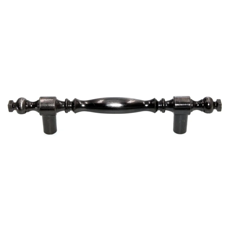 Vintage Ajax Cabinet Jewelry Cabinet Bar Pull 3" Ctr Antique Silver 9586-AS