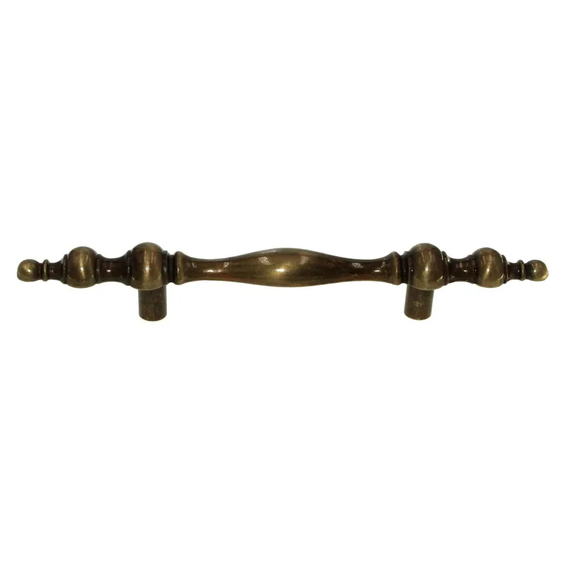 Vintage Amerock Allison Antique Brass 3" Ctr. Cabinet Bar Pull Handle 895ABS