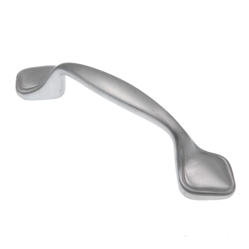 Vintage Amerock Allison Satin Chrome 3"cc Cabinet Arch Pull Handle 253SCH