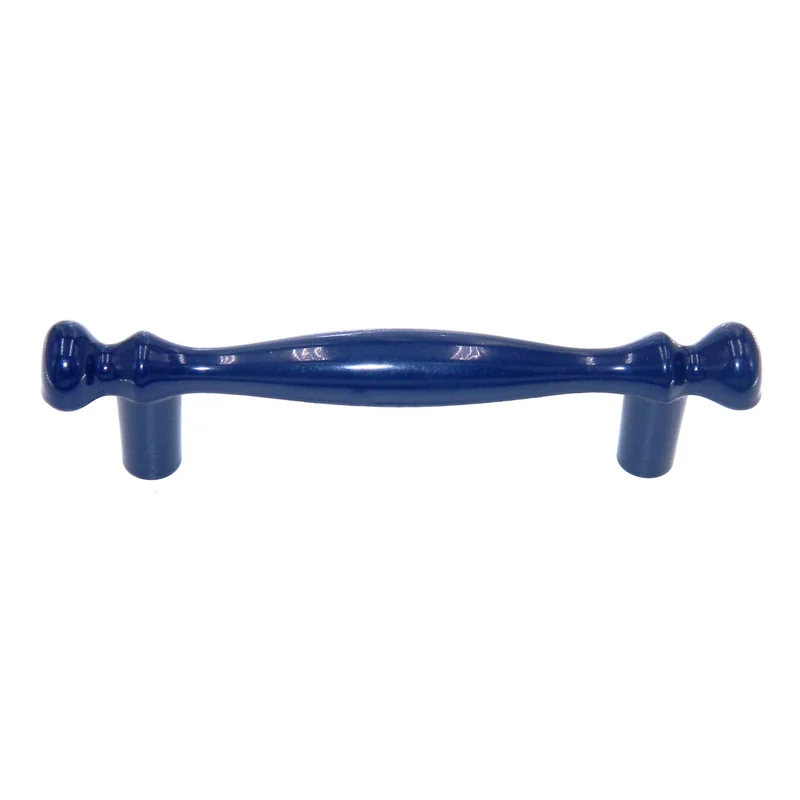 Vintage Amerock Anniversay Navy Blue 3" Ctr. Bar Pull Cabinet Handle BP854-NB