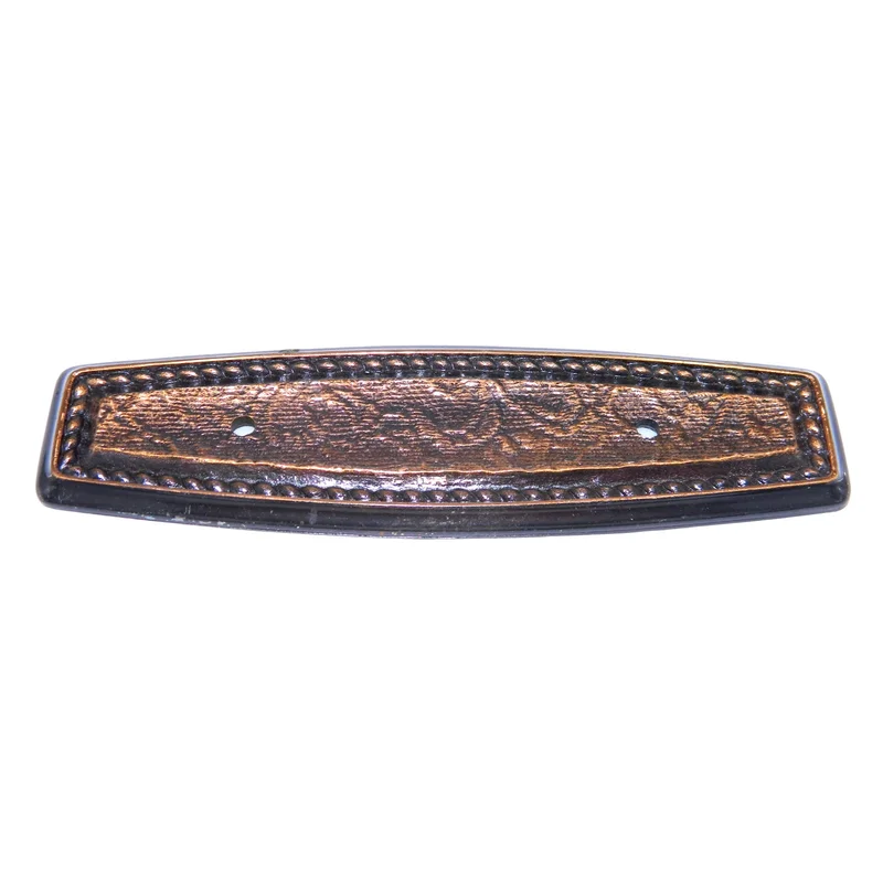 Vintage Amerock Bonaventure Regency Bronze 3"cc Cabinet Pull Backplate BP270A-RB
