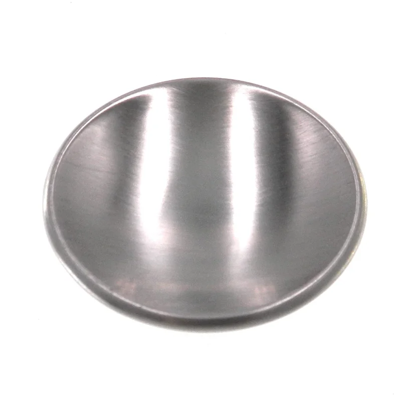 Vintage Amerock Concave Brushed Chrome 2" Round Cabinet Knob A595-26D