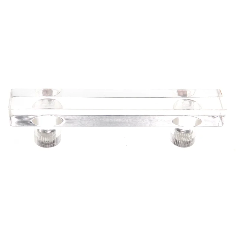 Vintage Amerock Designer Series Clear 3" Ctr Cabinet Handle Bar Pull BP752-CL