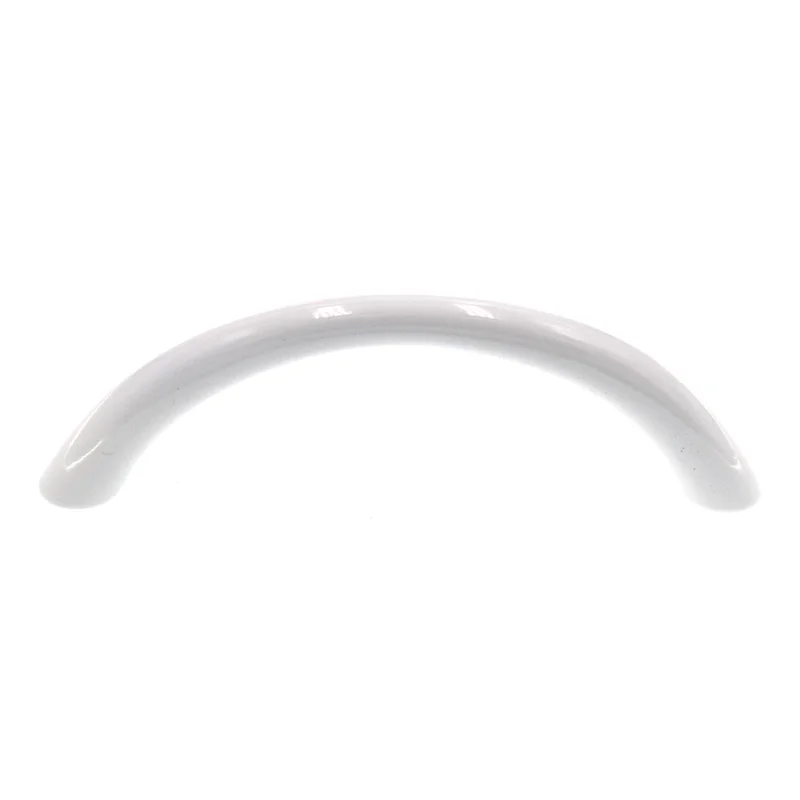 Vintage Amerock Forges White 3 3/4" (96mm)cc Arch Pull Cabinet Pull A219-B-W