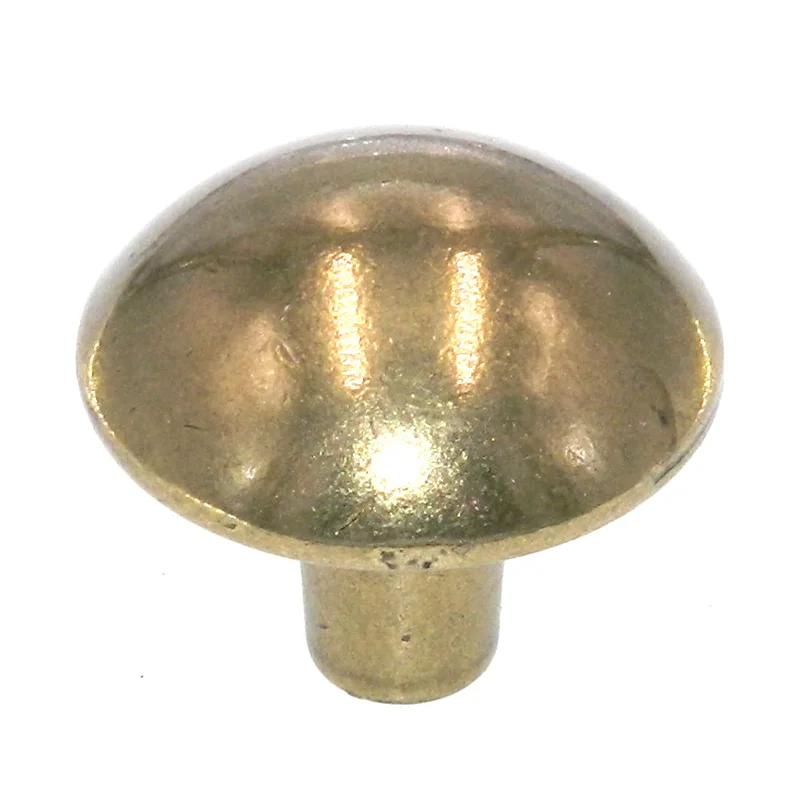 Vintage Amerock Harmony Burnished Brass 1 1/8" Round Cabinet Knob BP649-BB