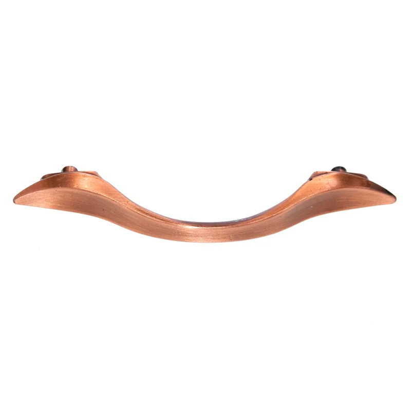 Vintage Amerock Mid-Century Satin Copper 3 1/2" Ctr. Cabinet Pull Handle A432-41