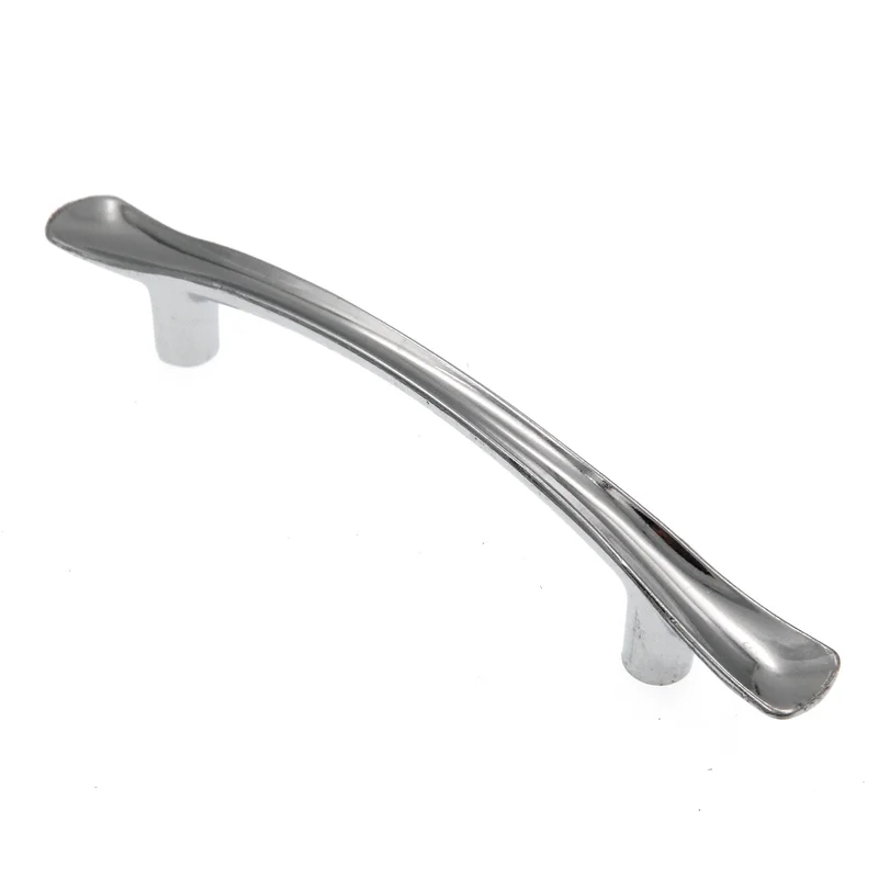 Vintage Amerock Modern Polished ChromIum 3"cc Cabinet Arch Pull Handle BP102-26