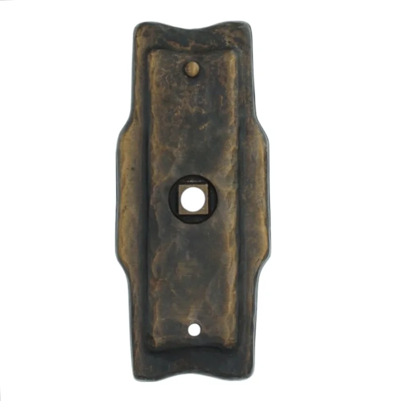 Vintage Amerock Pioneer Antique Brass 3" Cabinet Knob Backplate BP204A-AB