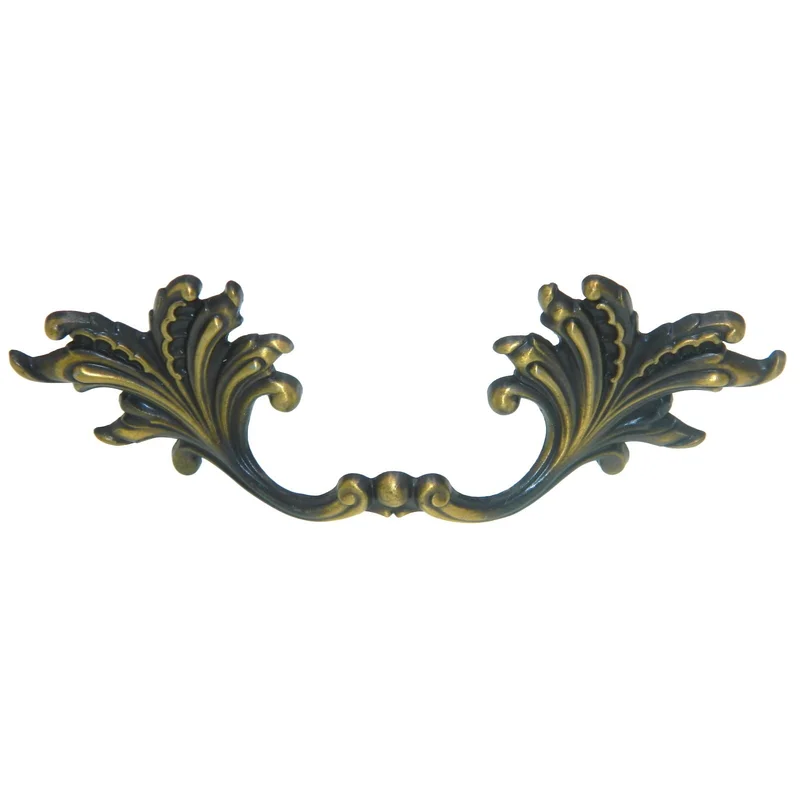 Vintage Amerock Provincial Antique English 3"cc Drawer Handle Drop Pull A453-AE