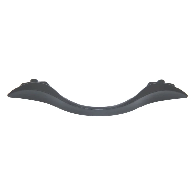 Vintage Amerock Pulls Ebony Black 3 1/2" Ctr. Cabinet Arch Pull A432-18A