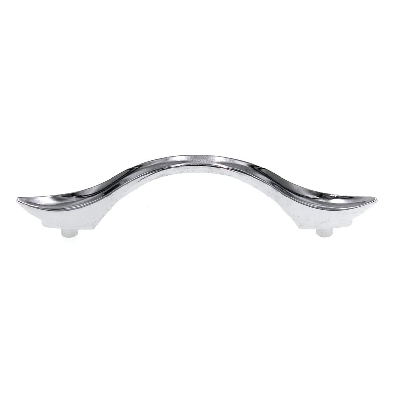 Vintage Amerock Pulls Polished Chrome 3 1/2" Ctr. Cabinet Arch Pull A432-26