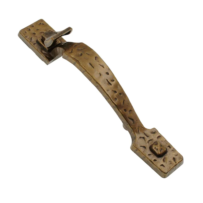 Vintage National Lock Burnished Brass 3" Ctr. Cabinet Pull 6481-4G F0-3728-001