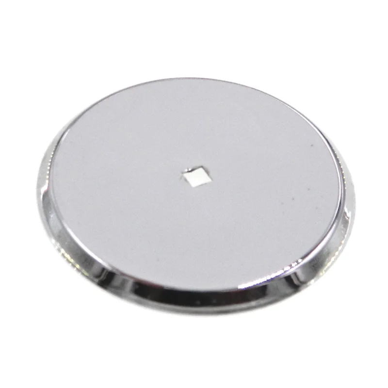Vintage National Lock Polished Chrome 2 1/2" Cabinet Knob Backplate 261-26