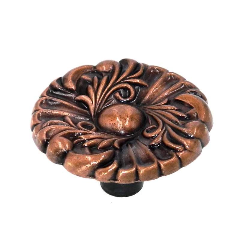 Vintage Washington Provincial Cellini Copper 1 1/2" Round Cabinet Knob 171R-CC