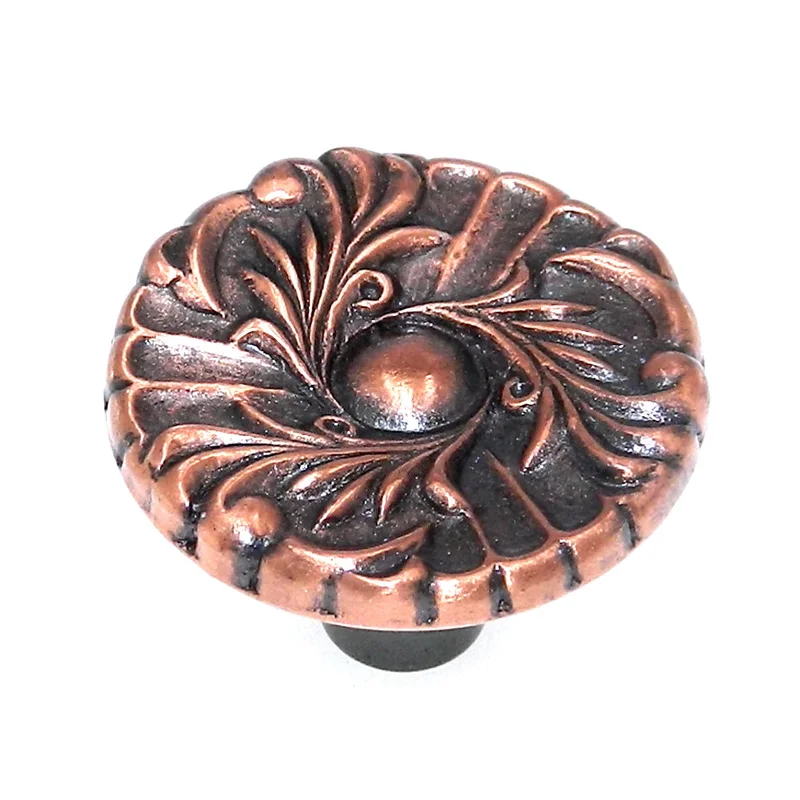 Vintage Washington Provincial Cellini Copper 1 1/8" Round Cabinet Knob 170R-CC