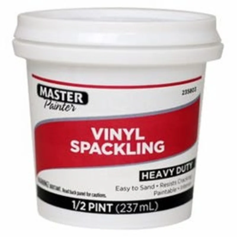 Vinyl Spackling Paste, 1/2-Pint