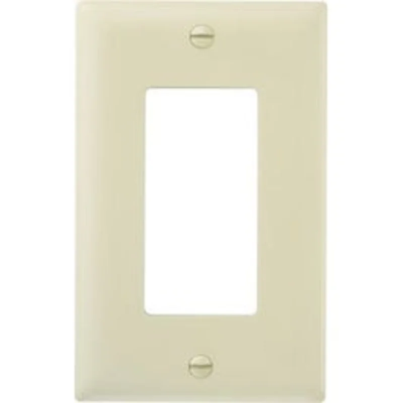 Wall Plate, Decorator Opening, Ivory Nylon, 10-Pk.