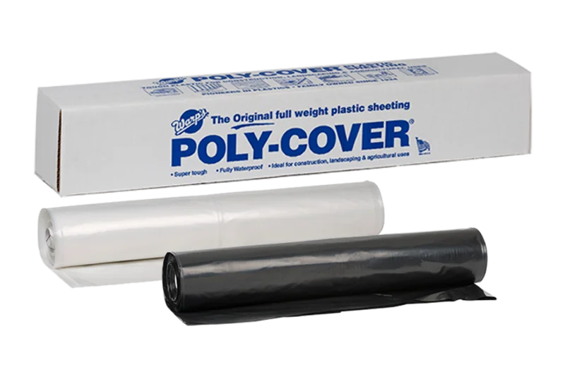 Warp Brothers Poly-Cover Plastic Sheeting Clear