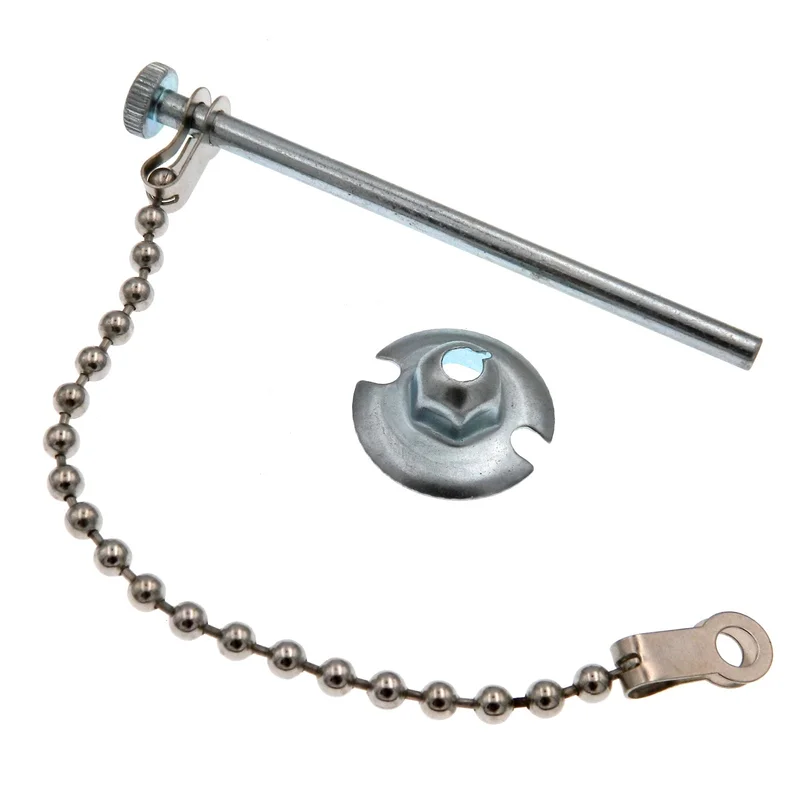 Warwick Patio Door Pin Door Lock, Stainless Steel SH1064SS