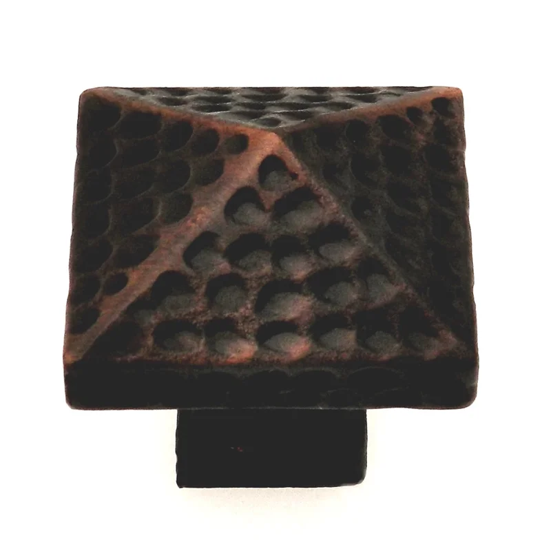 Warwick Rustic Bronze Hammered Cabinet 1 1/8" Knob DH1006BZ