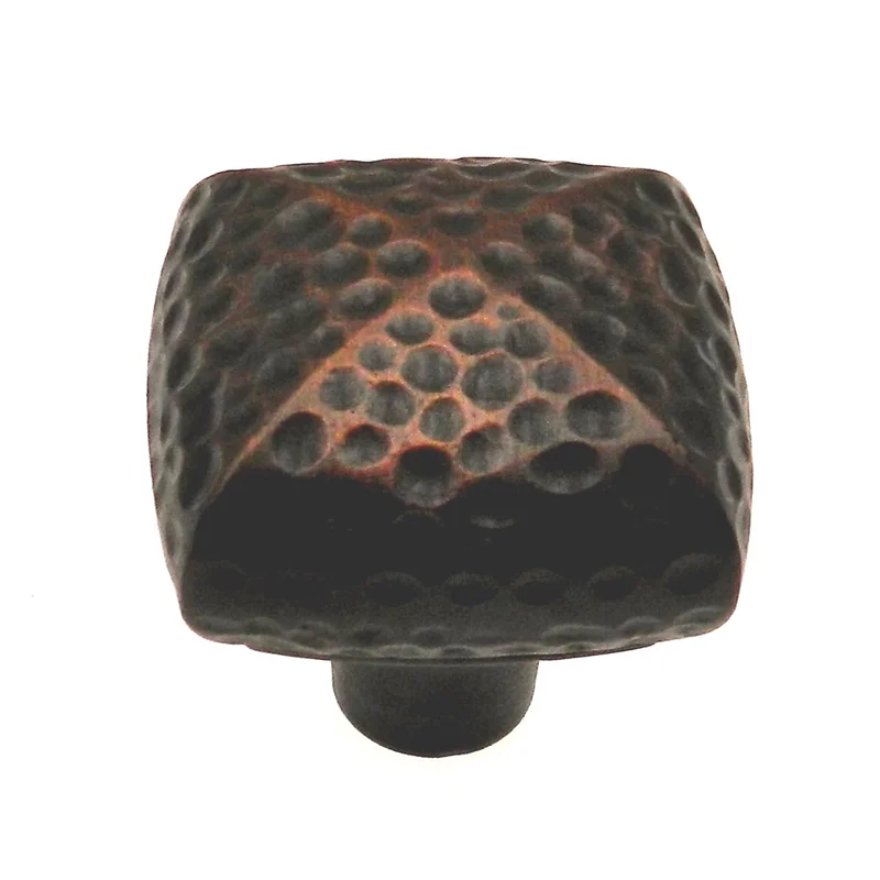 Warwick Rustic Bronze Hammered Cabinet 1 1/8" Knob DH1019BZ