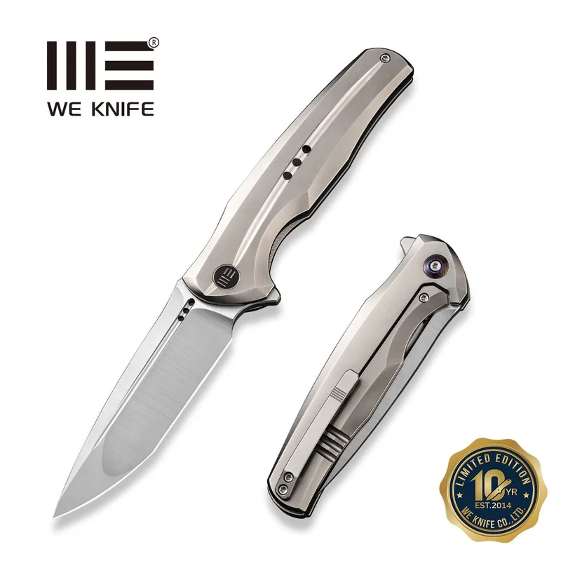 WEKNIFE 601X Flipper Knife Titanium Handle (3.82" CPM 20CV Blade) WE01J-4