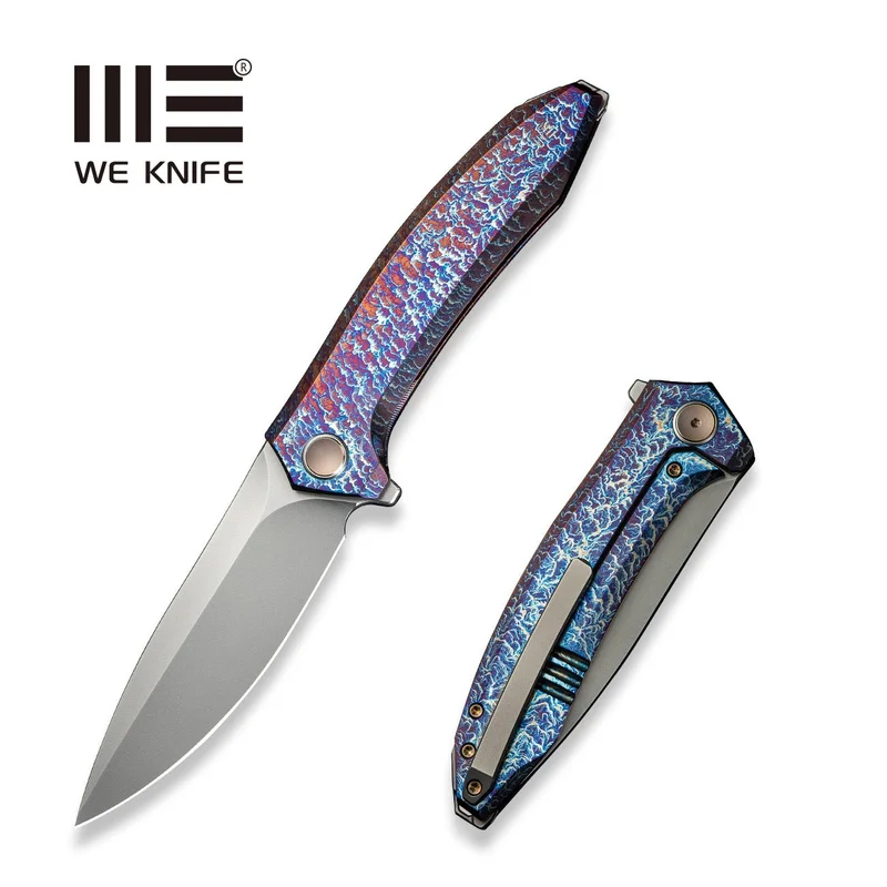 WEKNIFE Acuminal Flipper Knife Titanium Handle (3.98" Vanax Blade) WE23070-4