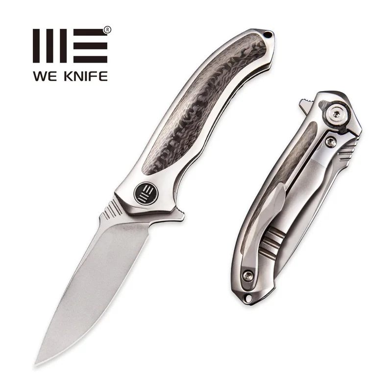 WEKNIFE Anodyne Flipper Knife Titanium & Carbon Fiber Handle (2.35" CPM S35VN Blade) 914A