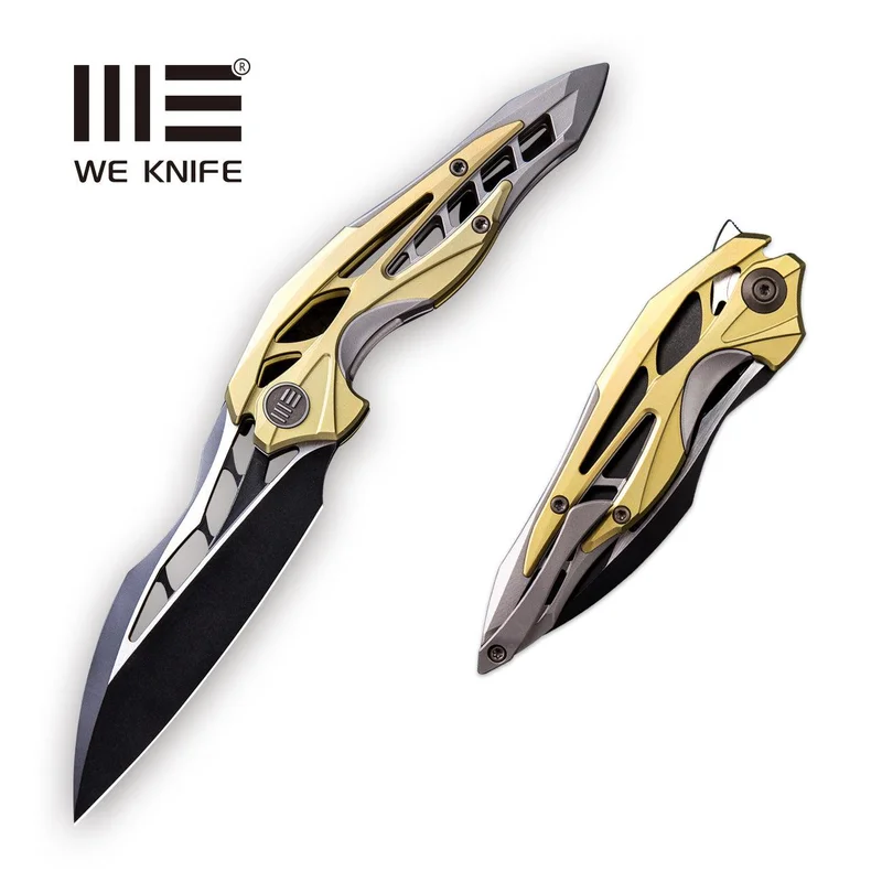 WEKNIFE Arrakis Flipper Knife Titanium Handle (3.45" M390 Blade) 906A